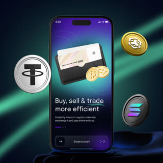 Tela do aplicativo BTC Proventária para operações de trading em celular
