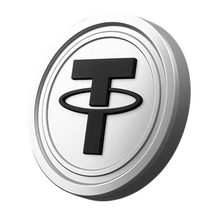 Seção de construção de confiança para investidores com a criptomoeda Tether USDT